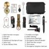 14-in-1 Outdoor Emergency Survival Gear Kit in Waterproof EDC Case
