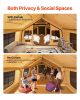 Inflatable Tent for Camping 12-16 Person Glamping Tent with Pump Easy Set up
