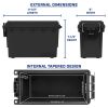 Sheffield Field Box- Black (Made In U.S.A.)