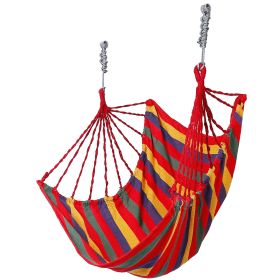 Heavy-Duty Canvas Hanging Hammock Chair – 440 lb Capacity