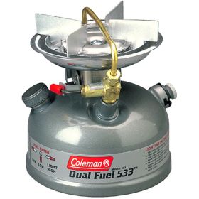 Portable Dual Fuel Camping Stove Single Burner for Camping/Emergency Use