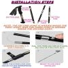 5-Section Collapsible Hiking Poles - Lightweight Trekking Poles with Secure External Lock, Adjustable Length