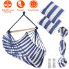 Canvas Hanging Hammock Chair with Wooden Spreader Bar Canvas Hanging Hammock Chair with Wooden Spreader Bar
