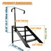 Step Stool Foldable, Step Ladder 2, 3, 4 Step Folding, RV Steps With Height Adjustable Handrail And Non Slip Feets, Hot Tub Steps For Home